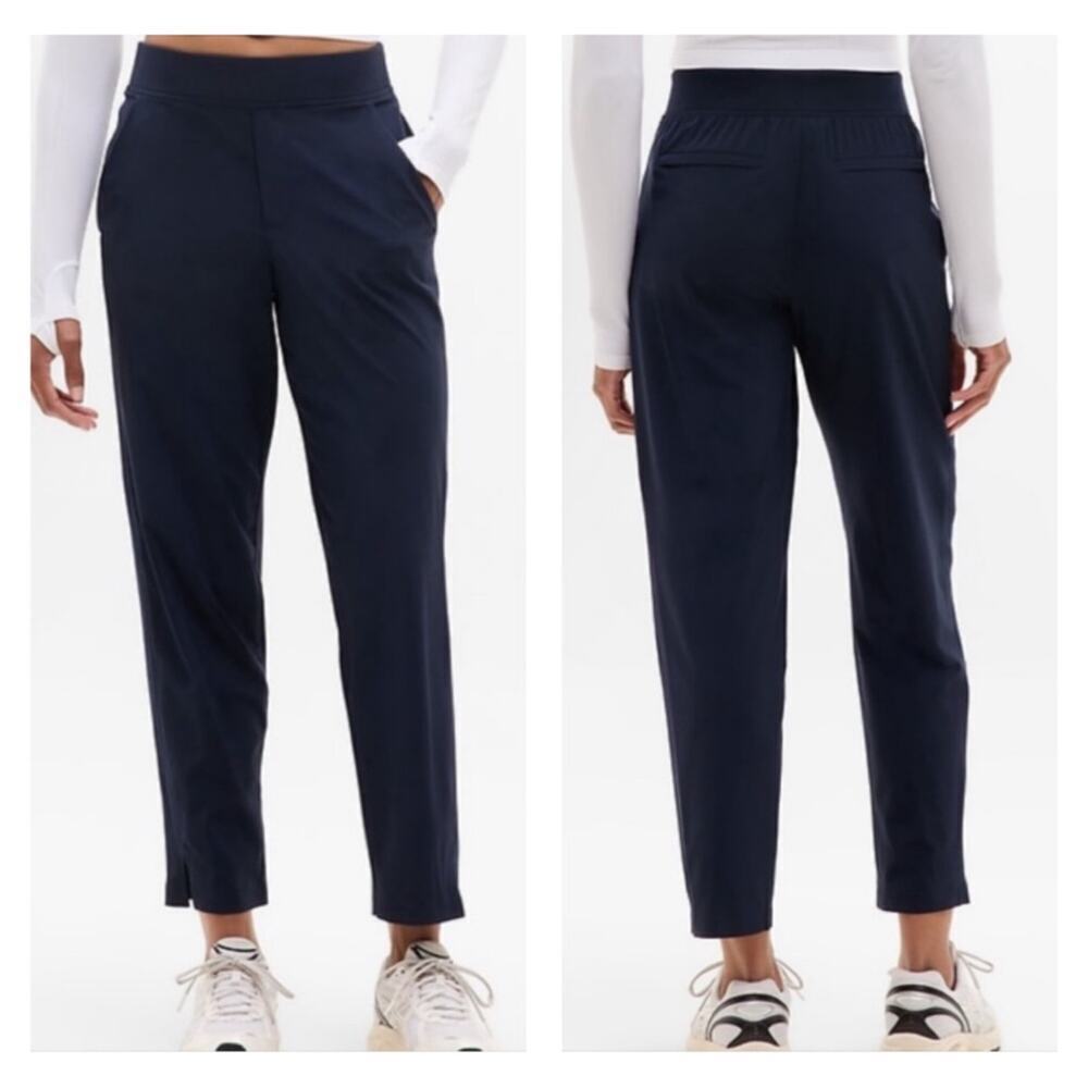 Athleta Brooklyn Ankle Pant In Navy Blue Size 8P